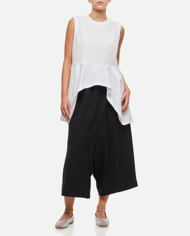 Comme des Garçons Wool Gabardine Trousers - Women - Piano Luigi