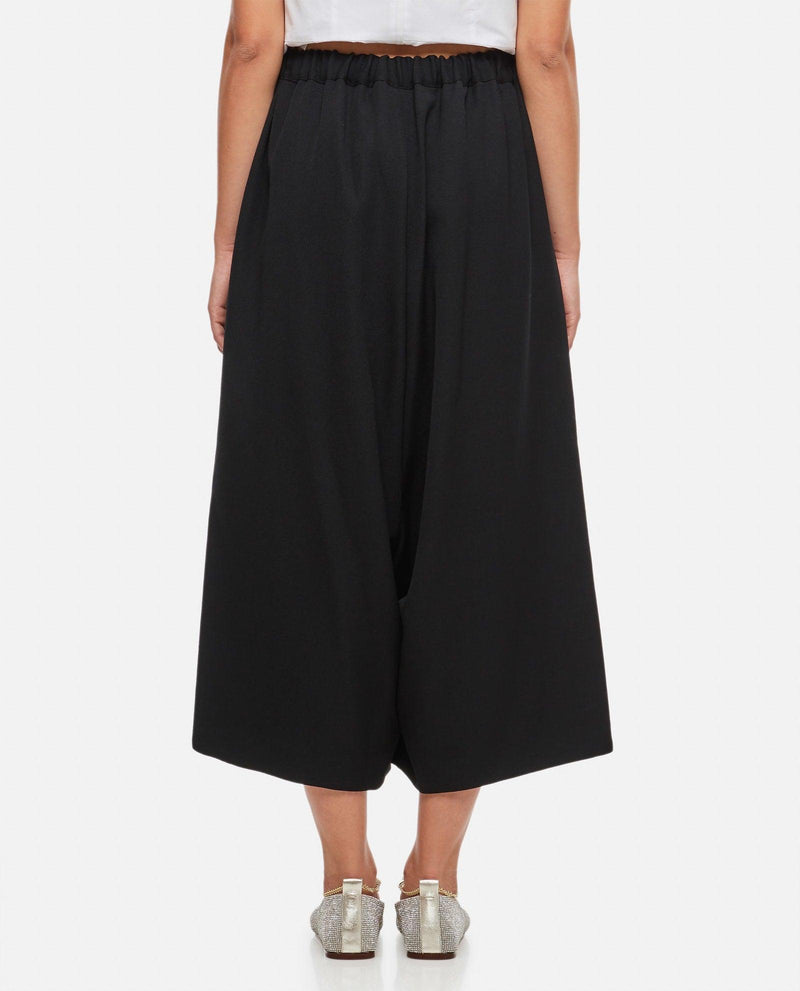 Comme des Garçons Wool Gabardine Trousers - Women - Piano Luigi