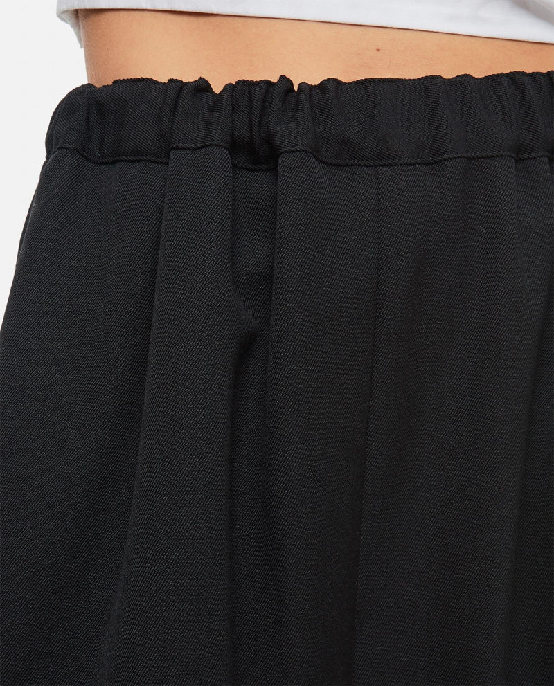 Comme des Garçons Wool Gabardine Trousers - Women - Piano Luigi