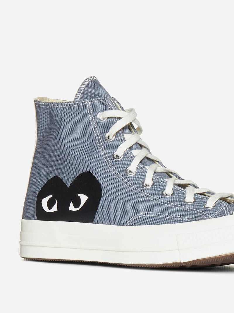 Comme des Garçons X Converse Canvas High-top Sneakers - Men - Piano Luigi