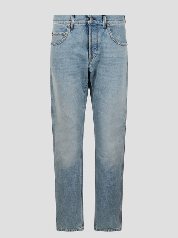 Gucci Tapered Denim Trousers - Men - Piano Luigi