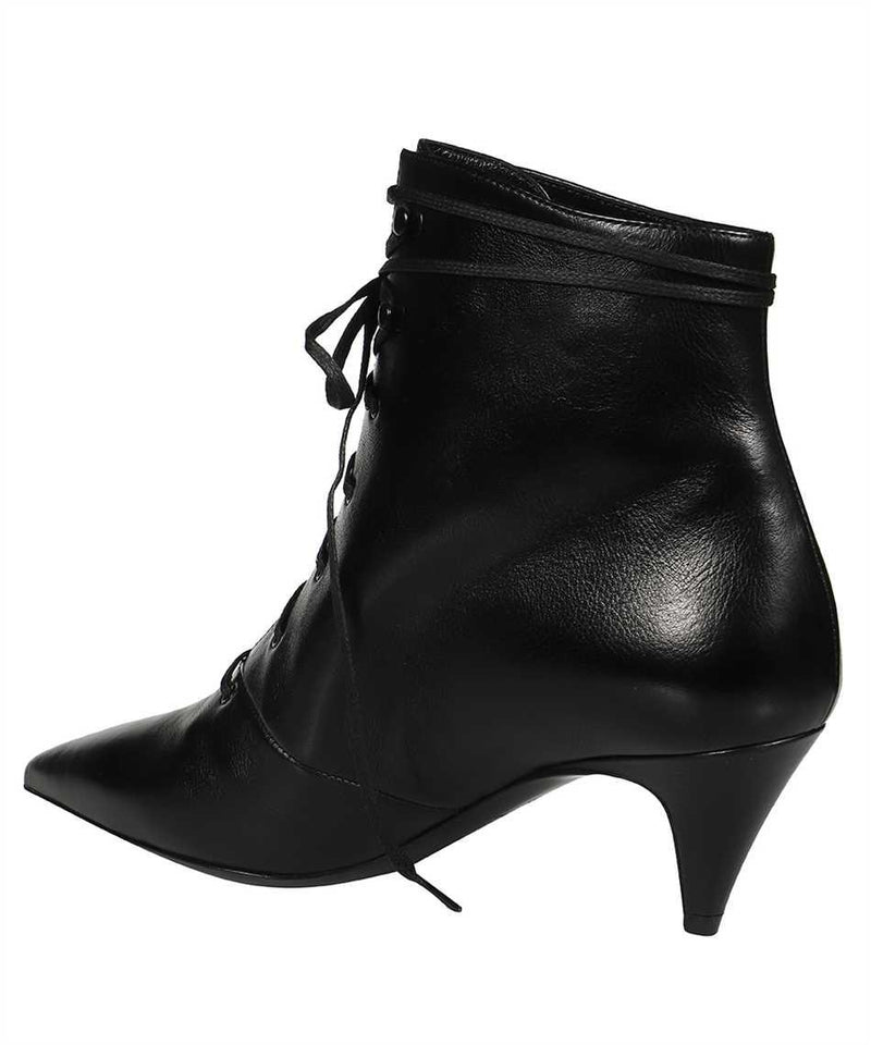 Saint Laurent Leather Ankle Boots - Women - Piano Luigi