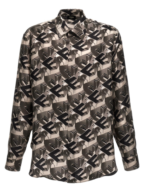 Fendi Ff Blocks Shirt - Men - Piano Luigi