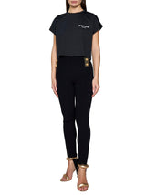 Balmain Cotton Crew-neck T-shirt - Women - Piano Luigi