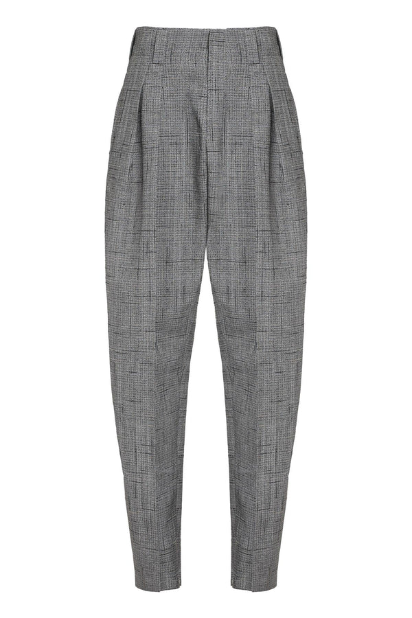 Bottega Veneta Silk And Viscose Trousers - Women - Piano Luigi