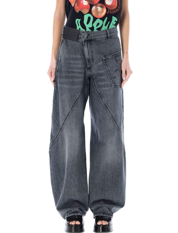 J.W. Anderson Twisted Workwear Jeans - Women - Piano Luigi