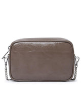 Golden Goose Star Crossbody Bag In Dove-gray Leather - Women - Piano Luigi