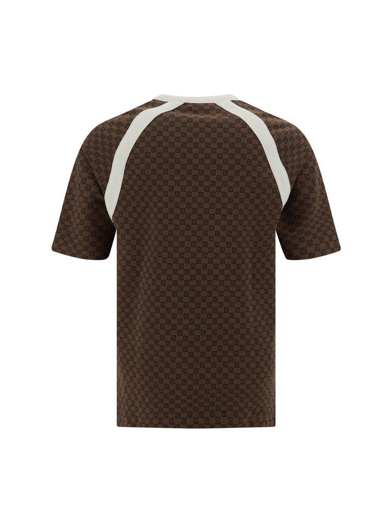 Balmain Retro Mini Monogram Jacquard T-shirt - Men - Piano Luigi