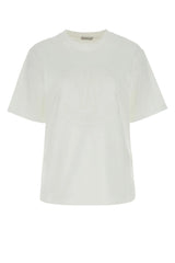 Moncler White Cotton T-shirt - Women - Piano Luigi