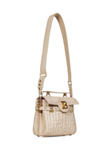 Balmain B-buzz 23 Bag In Beige Quilted Leather - Women - Piano Luigi