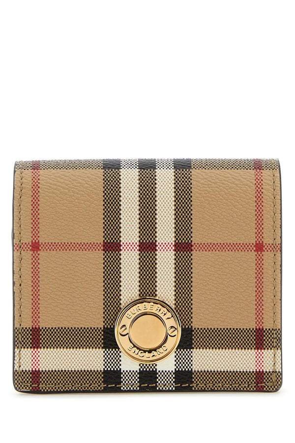 Burberry Printed Canvas Small Wallet - Women - Piano Luigi