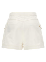 Balmain Logo Buttons Shorts - Women - Piano Luigi