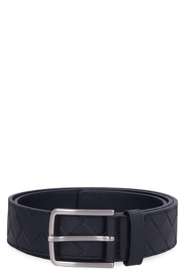 Bottega Veneta Intrecciato Motif Leather Belt - Men - Piano Luigi