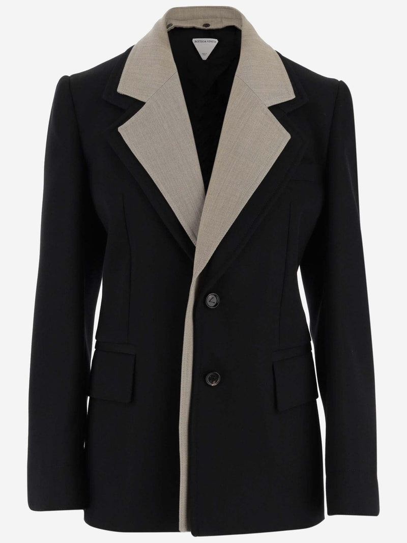 Bottega Veneta Curved Sleeved Jacket - Women - Piano Luigi