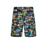 Givenchy Motel Print Silk Shorts - Men - Piano Luigi