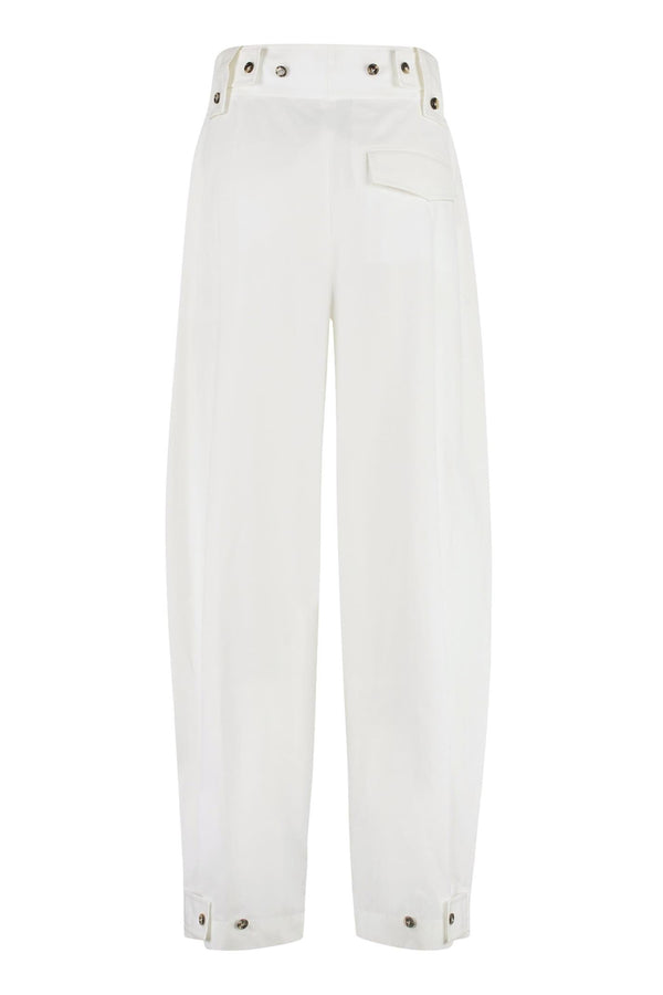 Bottega Veneta High-waist Tapered-fit Trousers - Women - Piano Luigi