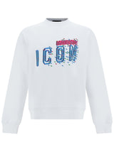 Dsquared2 Printed Cotton Sweatshirt - Men - Piano Luigi