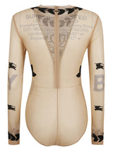 Burberry Logo Embroidered Bodysuit - Women - Piano Luigi