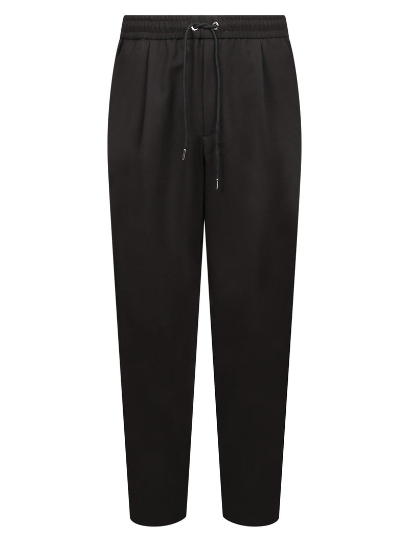 Moncler Pantaloni Sport Nero - Men - Piano Luigi