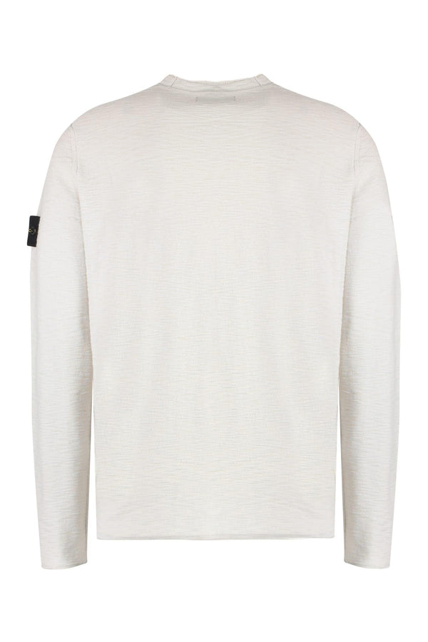 Stone Island Wool-blend Crew-neck Sweater - Men - Piano Luigi