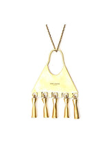 Saint Laurent Triangle Charm Necklace - Women - Piano Luigi