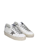 Golden Goose Hi Star Sneakers In White Leather - Women - Piano Luigi