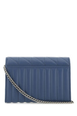 Gucci Blue Leather Gg Marmont Clutch - Women - Piano Luigi