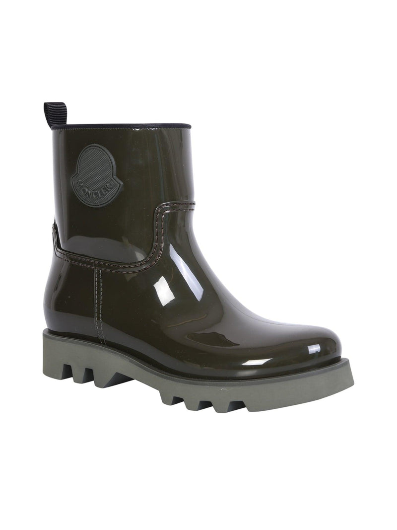 Moncler Green Ginette Rain Boots - Women - Piano Luigi