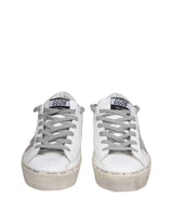 Golden Goose Hi Star Sneakers In White Leather - Women - Piano Luigi