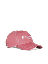 Balmain Logo Embroidery Baseball Cap - Women - Piano Luigi