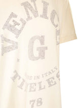 Golden Goose Logo Printed Crewneck T-shirt - Men - Piano Luigi