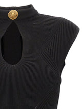 Balmain Knit Midi Dress - Women - Piano Luigi