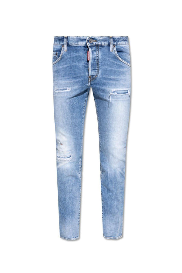 Dsquared2 Mid-rise Distressed Skinny Jeans - Men - Piano Luigi