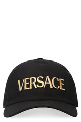 Versace Logo Embroidery Baseball Cap - Women - Piano Luigi