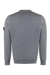 Stone Island Virgin Wool Sweater - Men - Piano Luigi