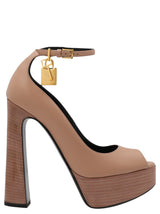 Tom Ford Charm Padlock Leather Sandals - Women - Piano Luigi