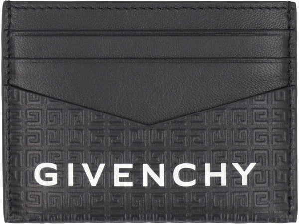 Givenchy Micro 4g Leather Card Holder - Men - Piano Luigi