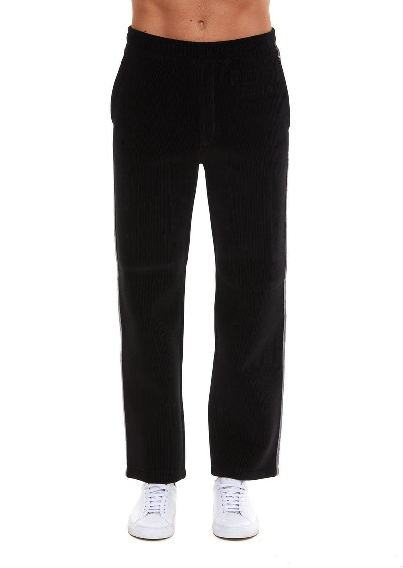 Fendi Stripe Detailed Straight Leg Pants - Men - Piano Luigi