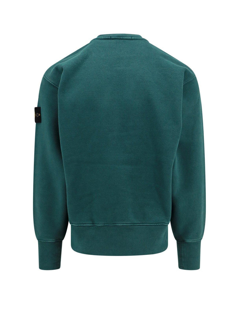 Stone Island Logo Patch Crewneck Sweatshirt - Men - Piano Luigi