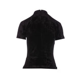 Balmain Velvet Jersey T-shirt - Women - Piano Luigi