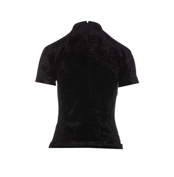 Balmain Velvet Jersey T-shirt - Women - Piano Luigi