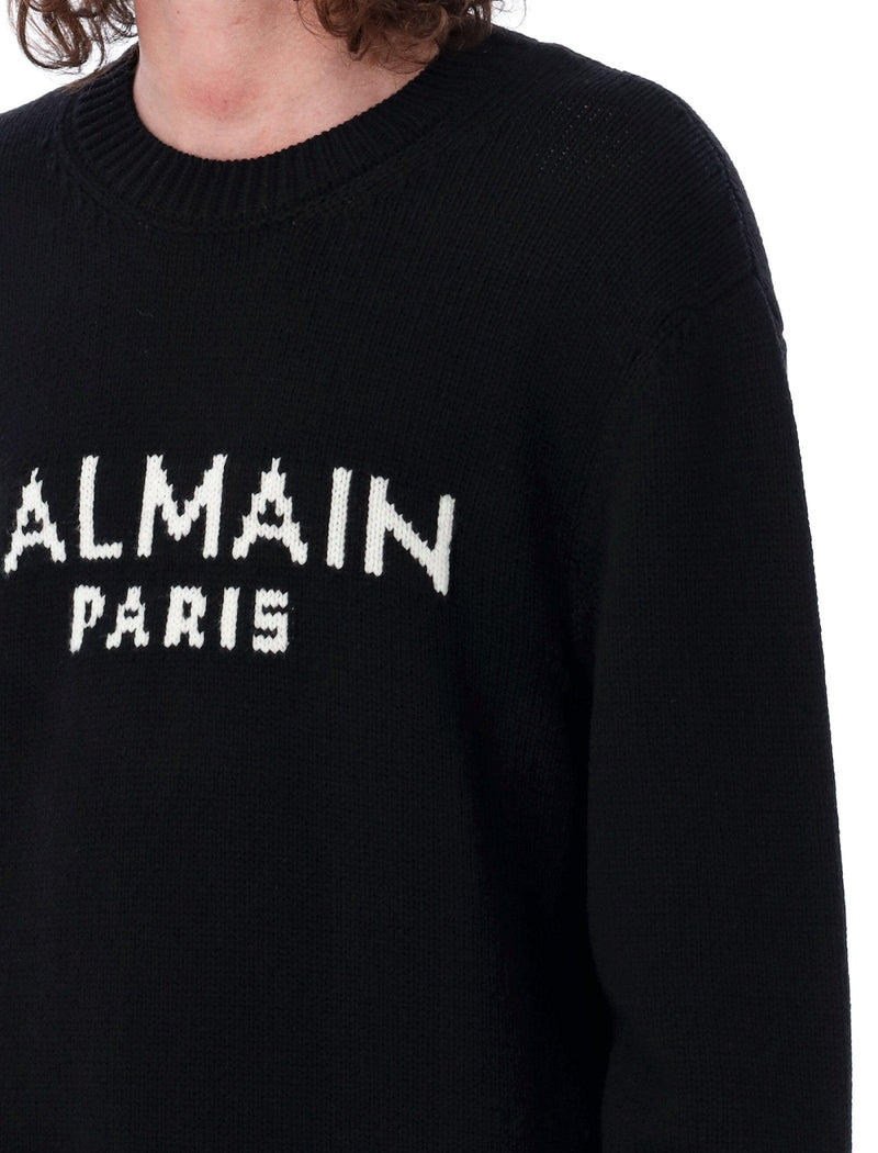 Balmain Knit Logo Sweater - Men - Piano Luigi