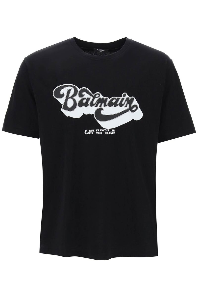 Balmain Black Cotton T-shirt - Men - Piano Luigi