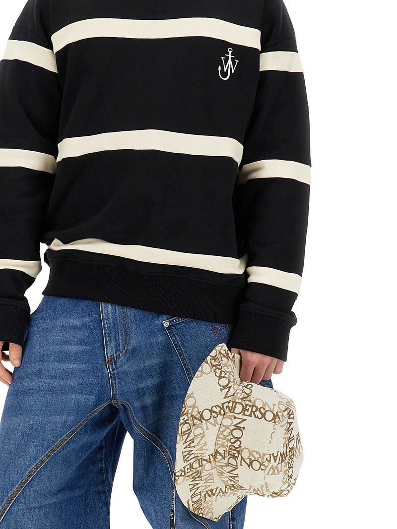 J.W. Anderson Striped Sweatshirt - Men - Piano Luigi