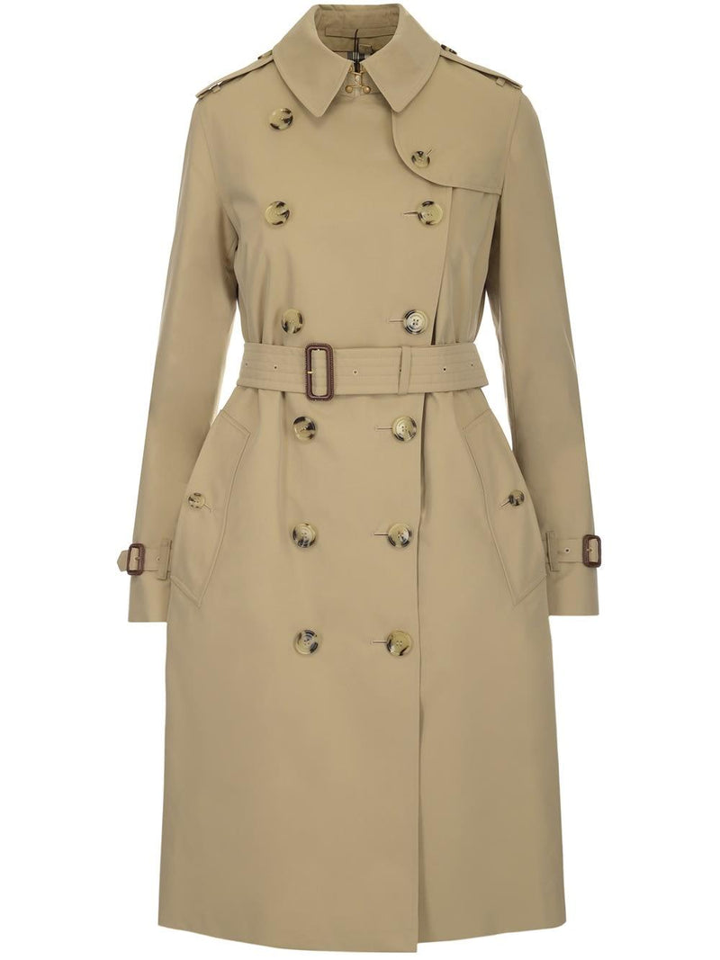 Burberry the Kensington Long Trench Coat - Women - Piano Luigi