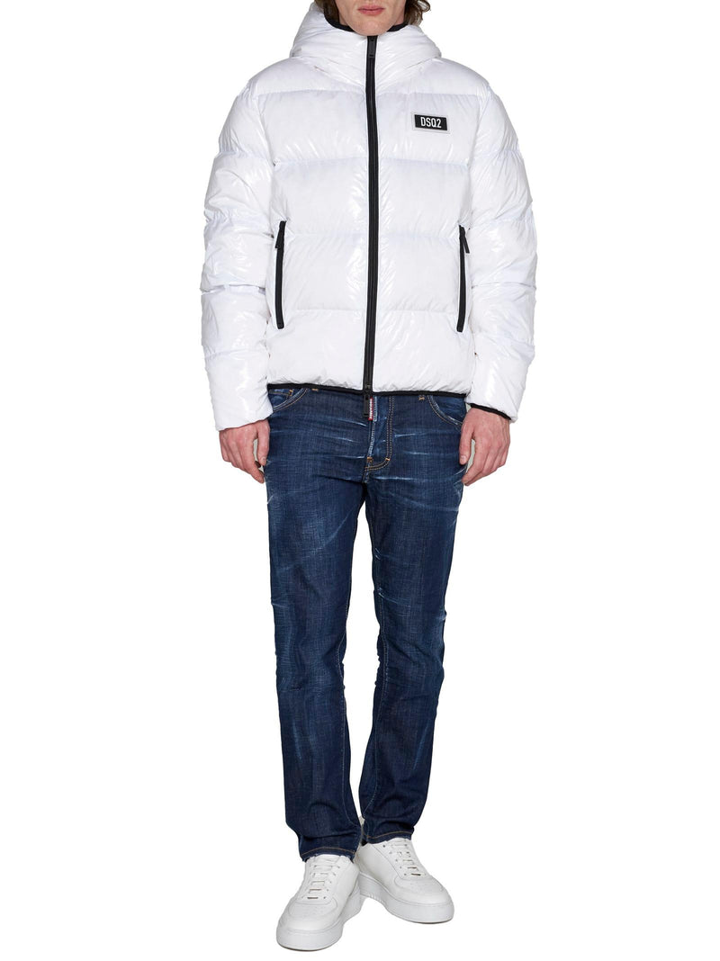 Dsquared2 Kaban Hooded Shiny Down Jacket - Men - Piano Luigi