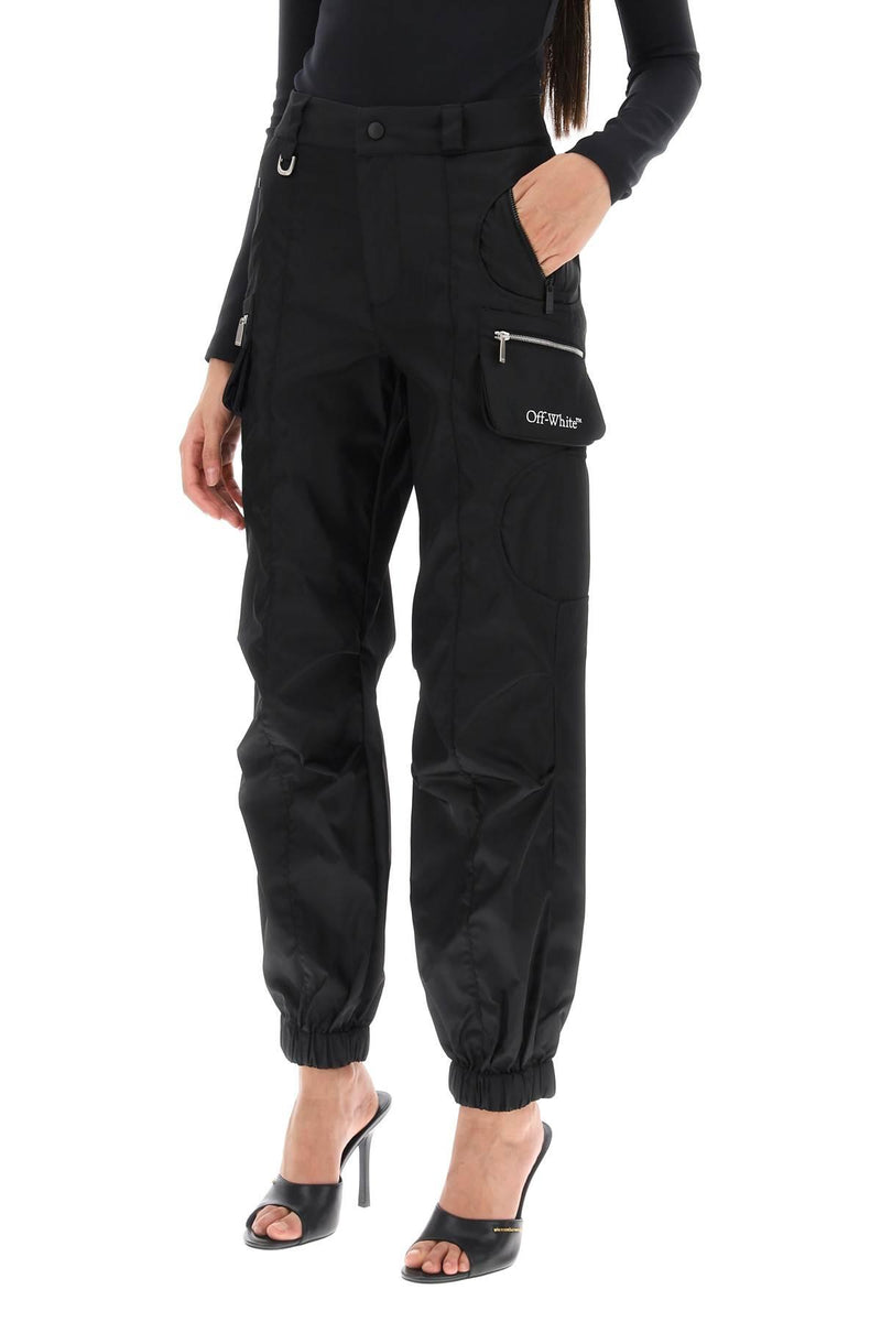 Off-White Black Nylon Pants - Women - Piano Luigi