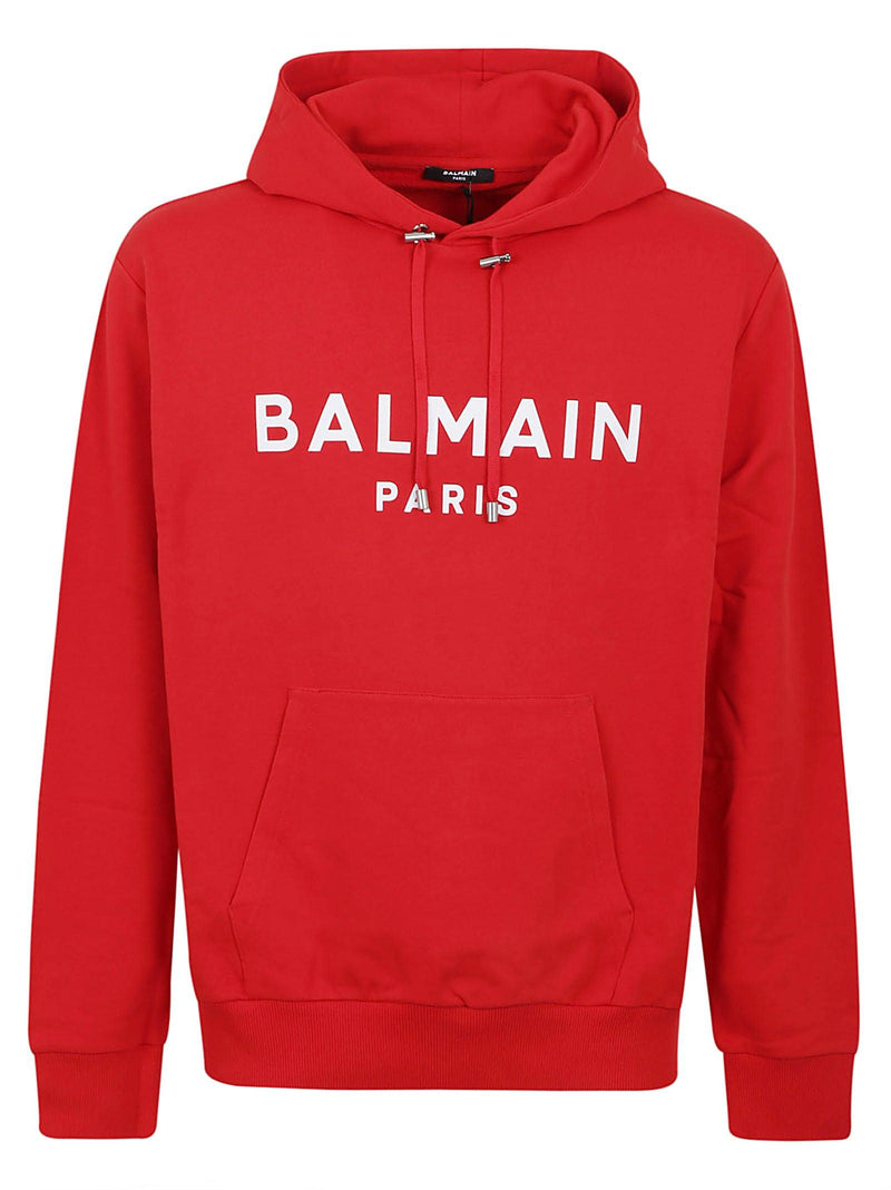 Red best sale balmain sweatshirt