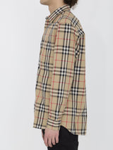 Burberry Check Cotton Shirt - Men - Piano Luigi