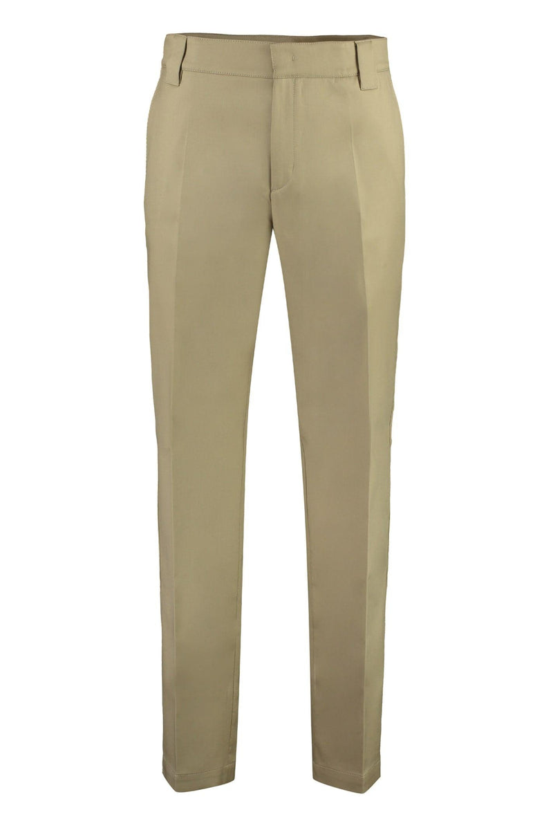 Valentino Cotton Gabardine Trousers - Men - Piano Luigi